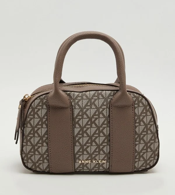 آن كلاين حقيبة ساتشيل صغيرة بنقش شعار آن كلاين